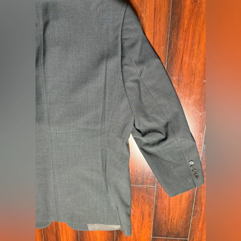Hugo Boss Stretch Einstein Octo Sport Coat Gray Wool Jacket Men’s Blazer 40 L